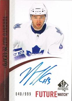 #250 Nazem Kadri - Toronto Maple Leafs - 2010-11 SP Authentic Hockey
