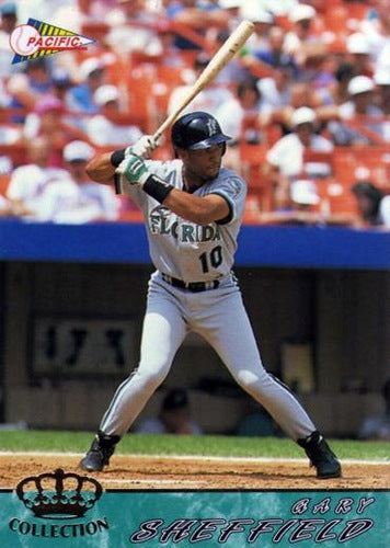 #250 Gary Sheffield - Florida Marlins - 1994 Pacific Baseball