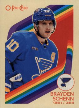 #251 Brayden Schenn - St. Louis Blues - 2023-24 O-Pee-Chee - Retro Hockey
