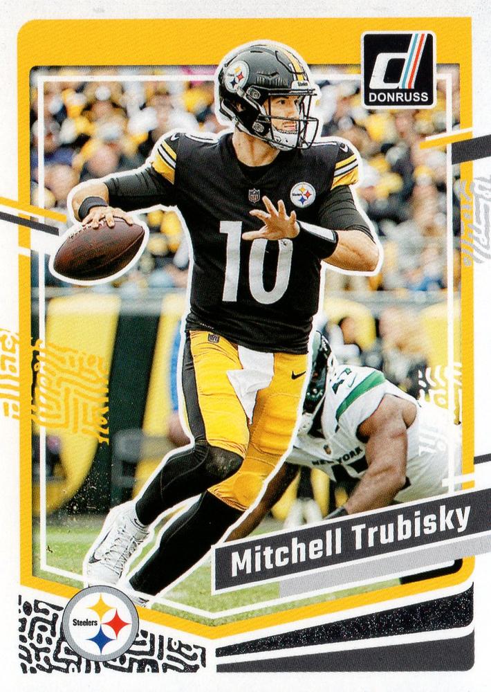 #251 Mitchell Trubisky - Pittsburgh Steelers - 2023 Donruss Football
