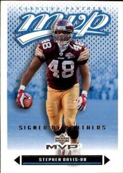 #251 Stephen Davis - Carolina Panthers - 2003 Upper Deck MVP Football