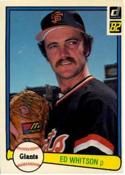 #251 Ed Whitson - San Francisco Giants - 1982 Donruss Baseball