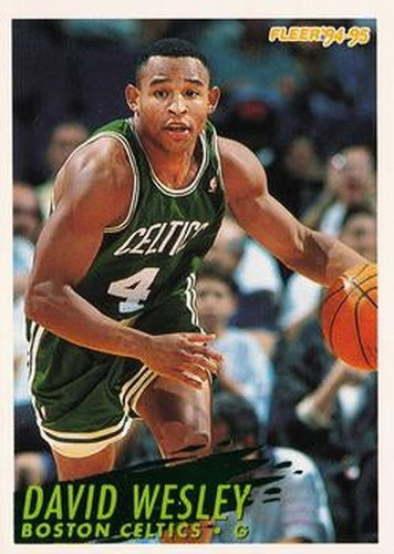 #251 David Wesley - Boston Celtics - 1994-95 Fleer Basketball