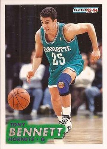 #251 Tony Bennett - Charlotte Hornets - 1993-94 Fleer Basketball