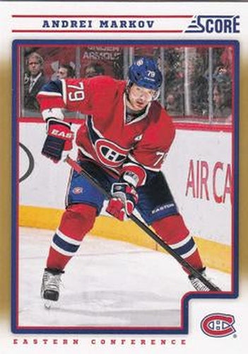 #252 Andrei Markov - Montreal Canadiens - 2012-13 Score - Gold Rush Hockey