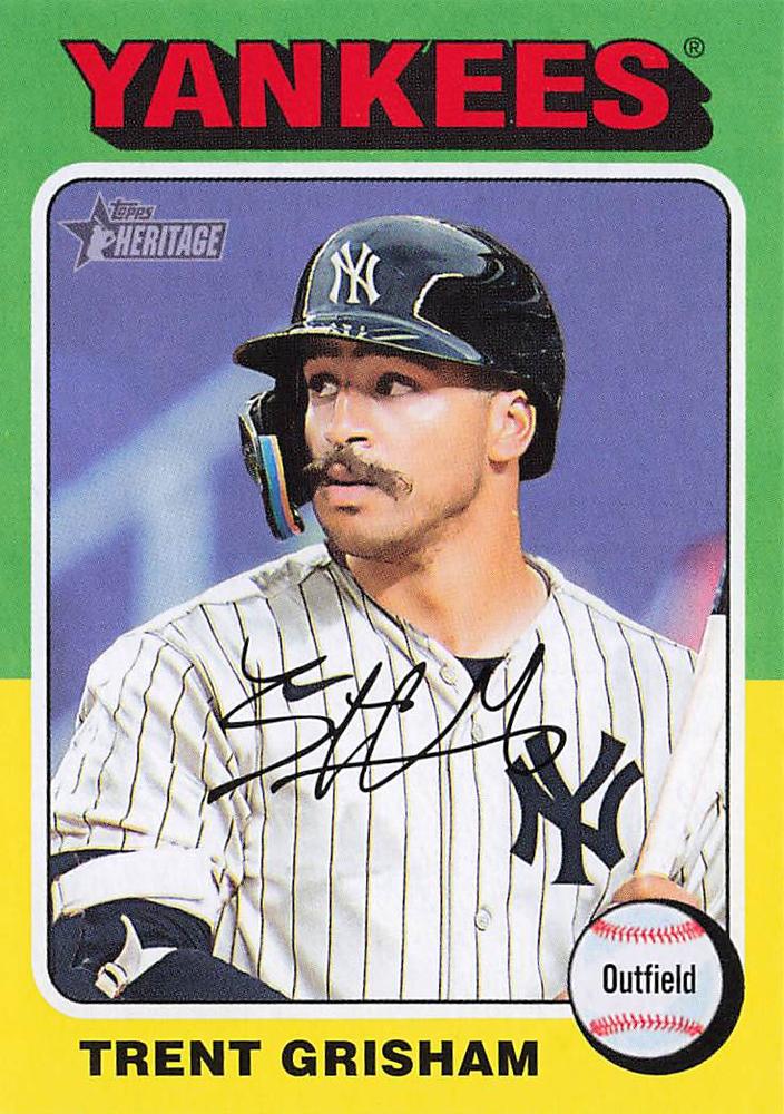#252 Trent Grisham - New York Yankees - 2024 Topps Heritage Baseball