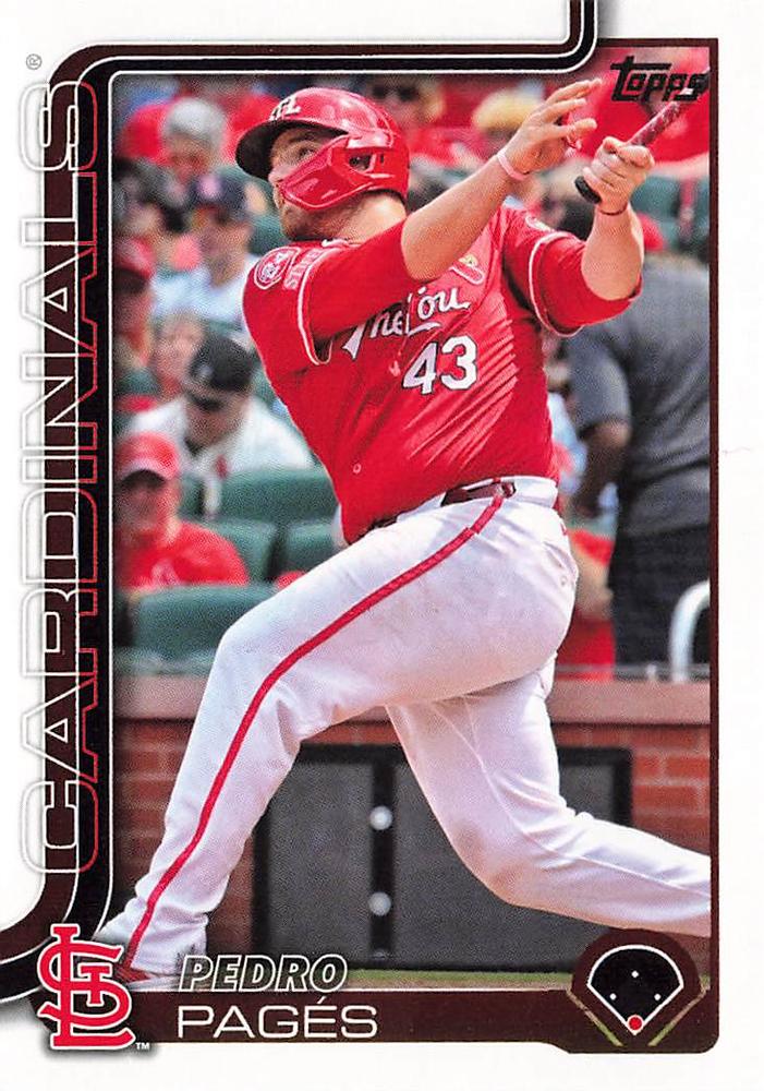 #252 Pedro Pagés - St. Louis Cardinals - 2025 Topps Baseball