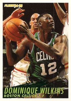#252 Dominique Wilkins - Boston Celtics - 1994-95 Fleer Basketball