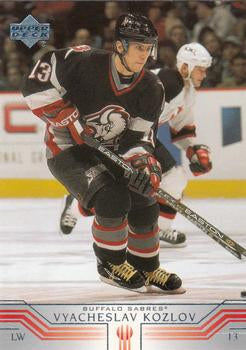 #252 Vyacheslav Kozlov - Buffalo Sabres - 2001-02 Upper Deck Hockey