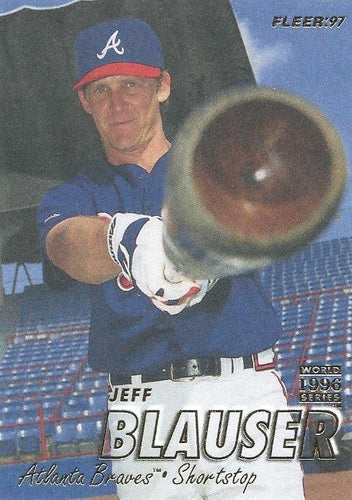 #252 Jeff Blauser - Atlanta Braves - 1997 Fleer Baseball