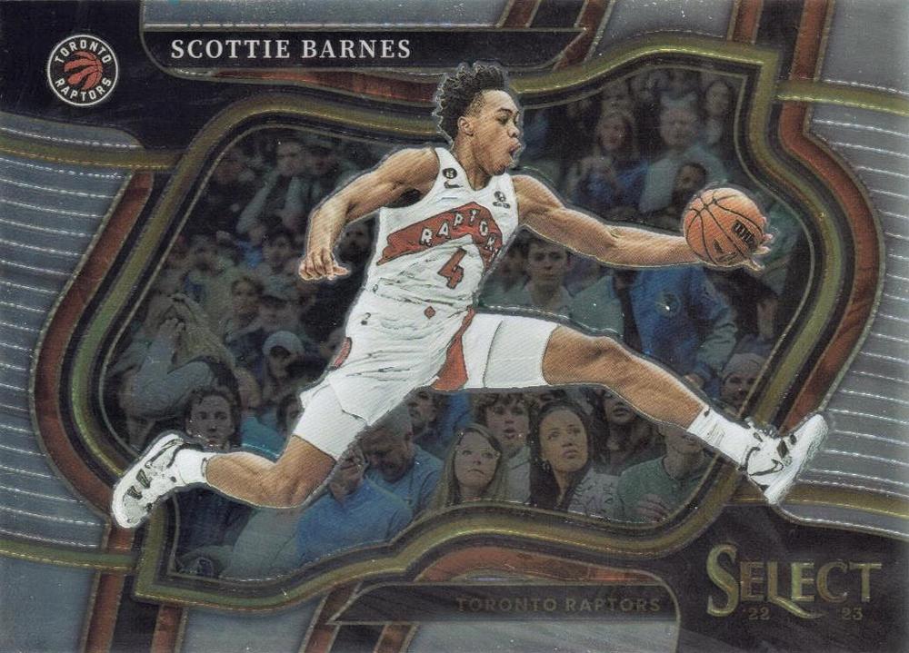 #253 Scottie Barnes - Toronto Raptors - 2022-23 Panini Select Basketball