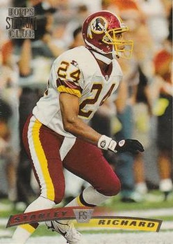 #253 Stanley Richard - Washington Redskins - 1996 Stadium Club Football