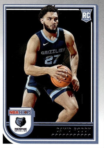 #253 David Roddy - Memphis Grizzlies - 2022-23 Hoops Basketball