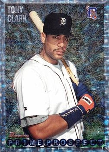 #253 Tony Clark - Detroit Tigers - 1995 Bowman Baseball
