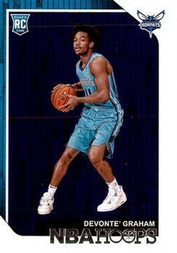 #253 Devonte' Graham - Charlotte Hornets - 2018-19 Hoops Basketball