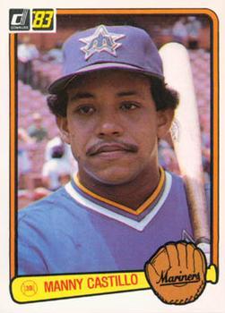 #253 Manny Castillo - Seattle Mariners - 1983 Donruss Baseball