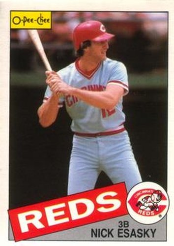 #253 Nick Esasky - Cincinnati Reds - 1985 O-Pee-Chee Baseball