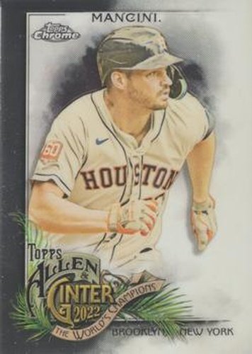#253 Trey Mancini - Houston Astros - 2022 Topps Allen & Ginter Chrome Baseball
