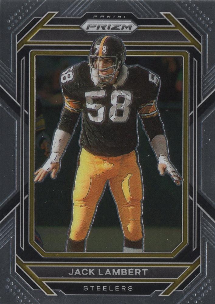 #253 Jack Lambert - Pittsburgh Steelers - 2022 Panini Prizm Football