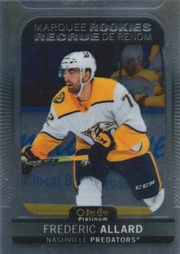 #253 Frederic Allard - Nashville Predators - 2021-22 O-Pee-Chee Platinum Hockey
