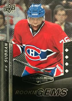 #218 P.K. Subban - Montreal Canadiens - 2010-11 Upper Deck Black Diamond Hockey