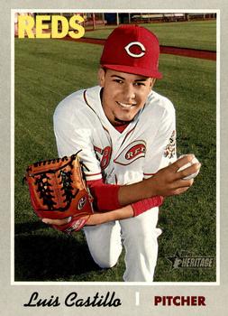 #254 Luis Castillo - Cincinnati Reds - 2019 Topps Heritage Baseball