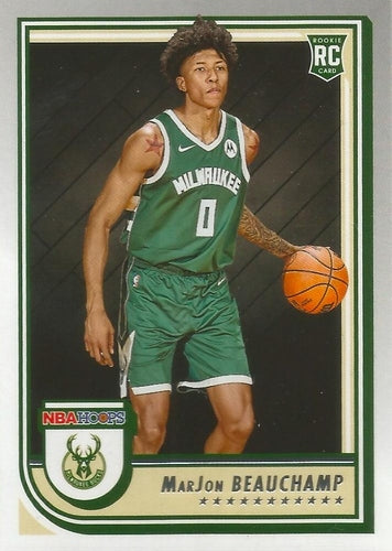 #254 MarJon Beauchamp - Milwaukee Bucks - 2022-23 Hoops Basketball