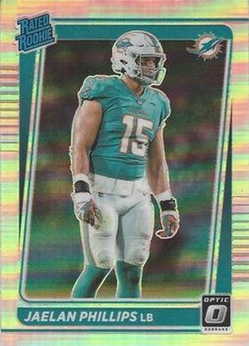 #254 Jaelan Phillips - Miami Dolphins - 2021 Donruss Optic - Holo Football