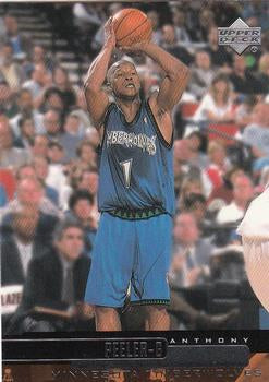 #254 Anthony Peeler - Minnesota Timberwolves - 1999-00 Upper Deck Basketball