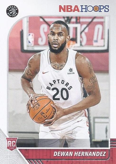 #254 Dewan Hernandez - Toronto Raptors - 2019-20 Hoops Basketball