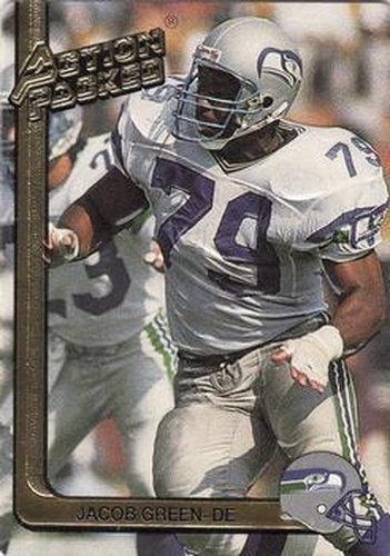 #254 Jacob Green - Seattle Seahawks - 1991 Action Packed Football
