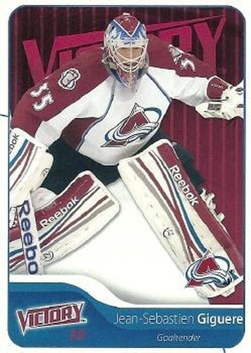 #254 Jean-Sebastien Giguere - Colorado Avalanche - 2011-12 Upper Deck Victory Update Hockey