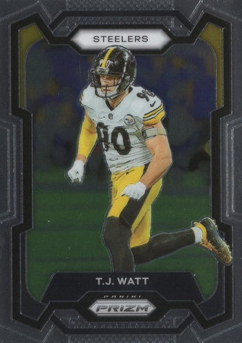 #254 T.J. Watt - Pittsburgh Steelers - 2023 Panini Prizm Football