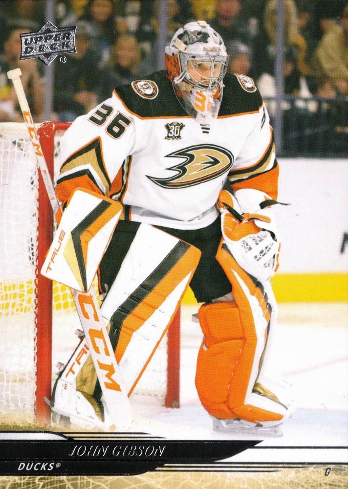#254 John Gibson - Anaheim Ducks - 2024-25 Upper Deck Hockey