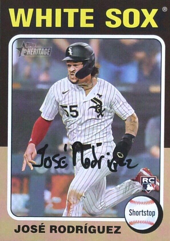 #254 José Rodríguez - Chicago White Sox - 2024 Topps Heritage Baseball