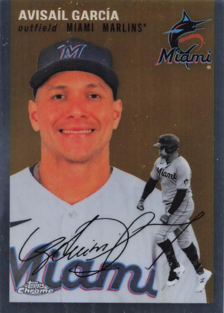 #255 Avisaíl García - Miami Marlins - 2023 Topps Chrome Platinum Anniversary Baseball