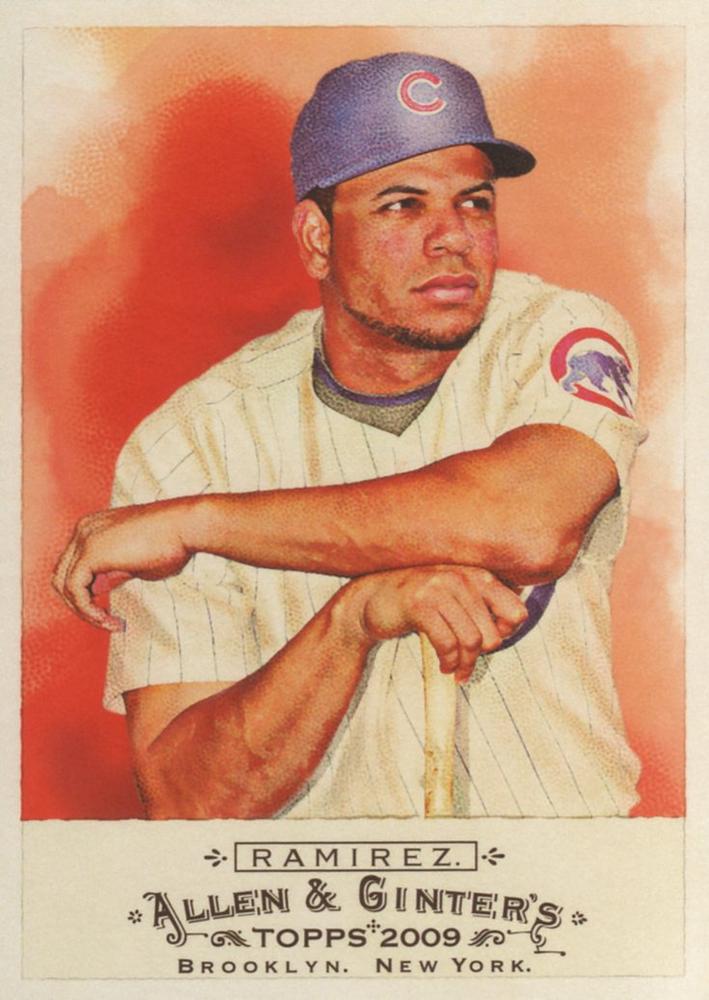 #255 Aramis Ramirez - Chicago Cubs - 2009 Topps Allen & Ginter Baseball