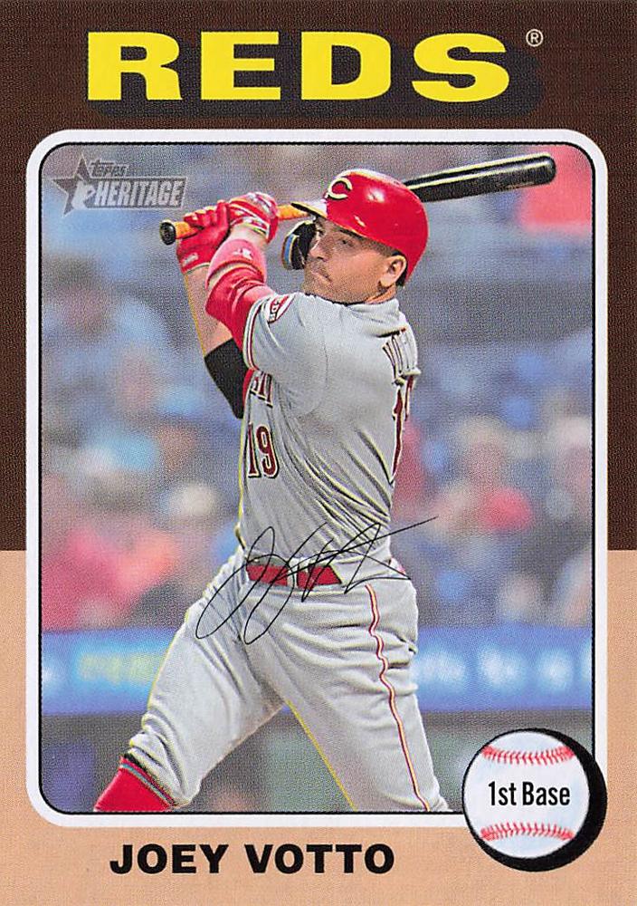 #255 Joey Votto - Cincinnati Reds - 2024 Topps Heritage Baseball