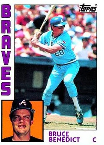 #255 Bruce Benedict - Atlanta Braves - 1984 Topps Baseball