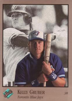 #255 Kelly Gruber - Toronto Blue Jays - 1992 Studio Baseball