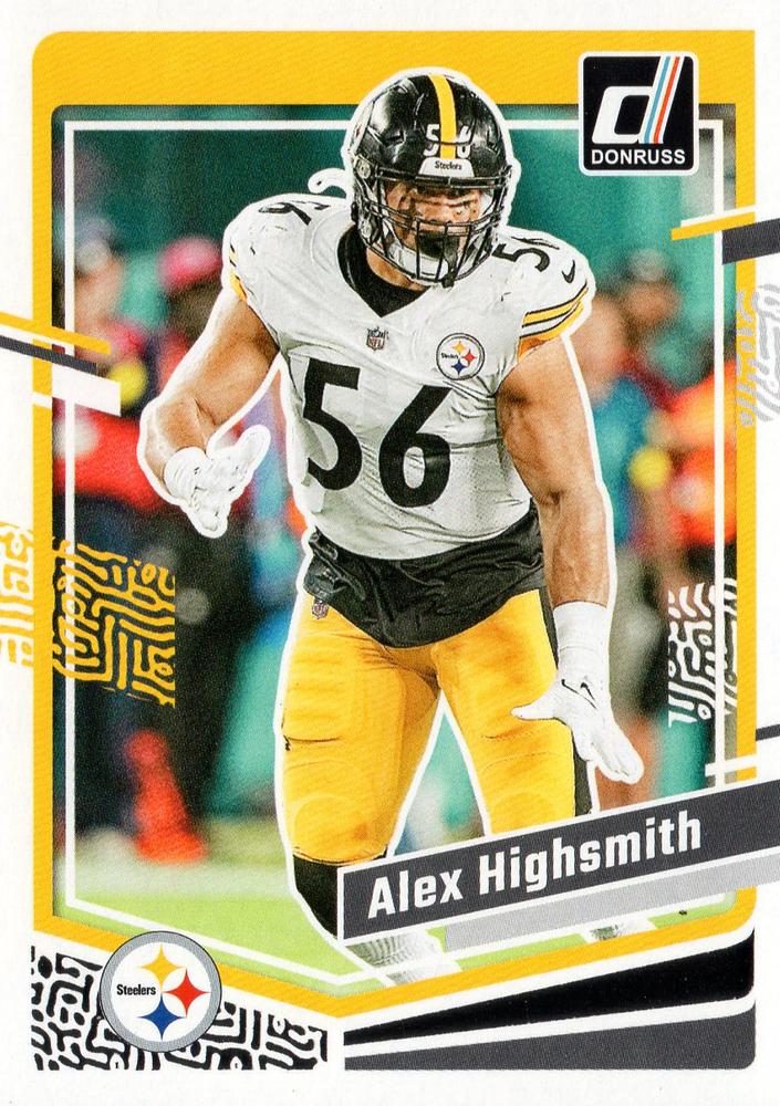 #255 Alex Highsmith - Pittsburgh Steelers - 2023 Donruss Football