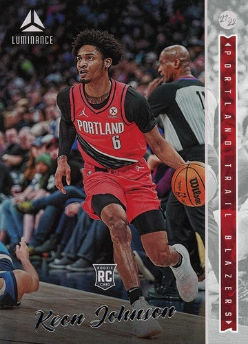 #255 Keon Johnson - Portland Trail Blazers - 2021-22 Panini Chronicles Basketball