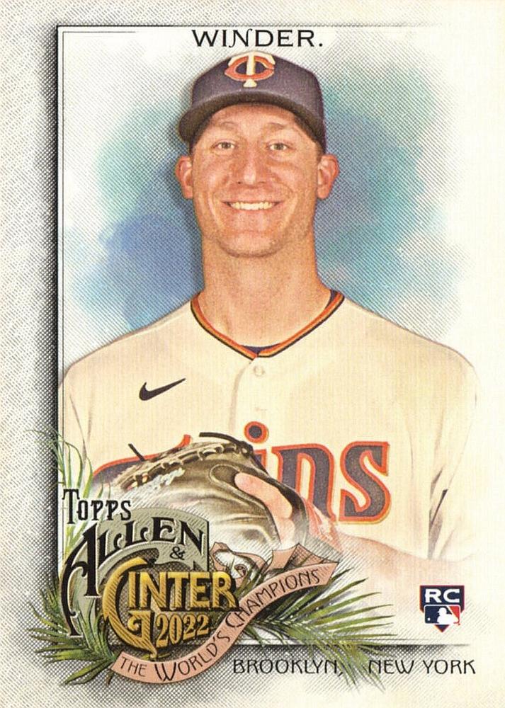 #256 Josh Winder - Minnesota Twins - 2022 Topps Allen & Ginter Baseball