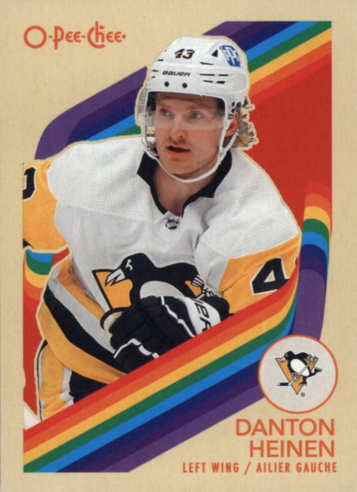 #256 Danton Heinen - Pittsburgh Penguins - 2023-24 O-Pee-Chee - Retro Hockey