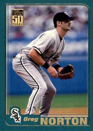 #256 Greg Norton - Chicago White Sox - 2001 Topps Baseball