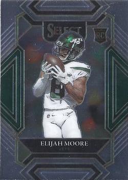 #256 Elijah Moore - New York Jets - 2021 Panini Select Football