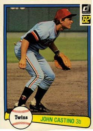 #256 John Castino - Minnesota Twins - 1982 Donruss Baseball