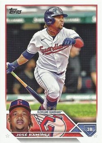 #256 Jose Ramirez - Cleveland Guardians - 2023 Topps Baseball