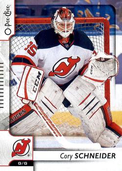 #256 Cory Schneider - New Jersey Devils - 2017-18 O-Pee-Chee Hockey