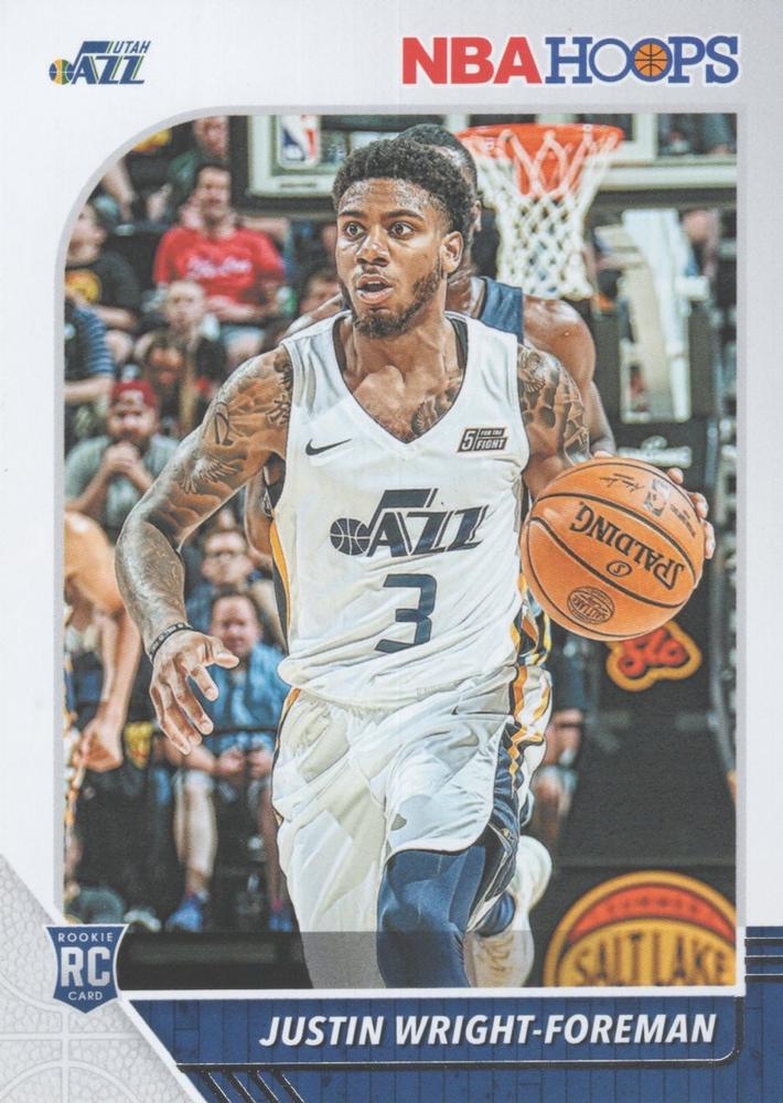 #256 Justin Wright-Foreman - Utah Jazz - 2019-20 Hoops Basketball